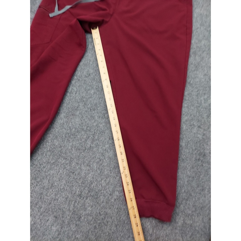 FIGS Scrub Pants Joggers Womens 2XL Burgundy Drawstring Technical Collection - Picture 6 of 12
